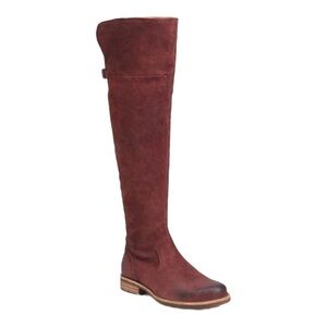 Kork-Ease Addison Over the Knee Boot in Rust Tobacco Distressed NWOB